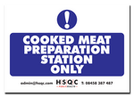 Cooked Meat Preparation Station Only