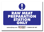 Raw Meat Preparation Station Only