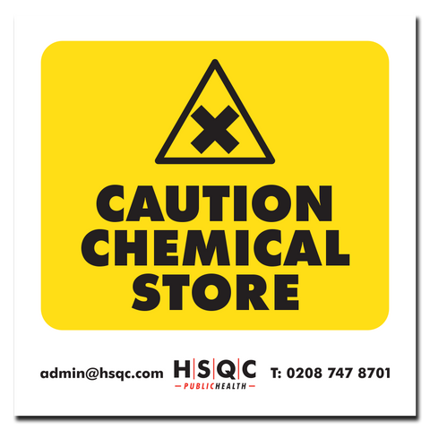 Caution Chemical Store