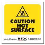 Caution Hot Surface