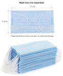 50 Fabric Face Masks - 3 Layer with Ear loop (Max x3 per purchase)