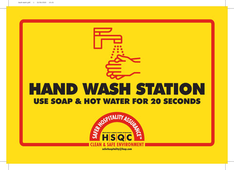Hand Wash Poster