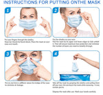 Fabric Face Mask - 3 Layer with Ear loop